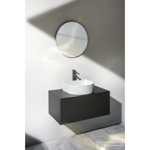 Laufen Sonar 41x36,5 cm-es csaplyuk nélküli mosdótál textúrával,matt fehér H8123437571121