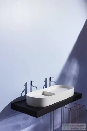 Laufen Sonar 100x37 cm-es csaplyuk nélküli mosdótál LCC bevonattal,fehér H8123484001121