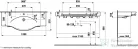 Laufen Palace 120x51 mosdó, törölközőtartóval H8127040001041 ( 812704 )