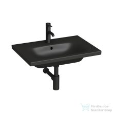 Jika MIO N 80x45 cm mosdó, matt fekete H8127167161041