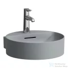 Laufen VAL 40x42 cm-es mosdó, alsó felülete csiszolt, matt graphite H8132817581041