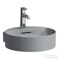   Laufen VAL 40x42 cm-es mosdó, alsó felülete csiszolt, matt graphite H8132817581041