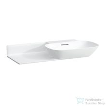   Laufen Ino 90x45 cm-es mosdó csaplyuk nélkül,pult a bal oldalon,fehér H8133010001091