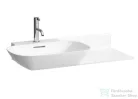 Laufen Ino 90x45 cm-es mosdó, pult a jobb oldalon,LCC bevonattal,fehér H8133024001041