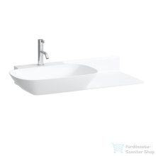   Laufen Ino 90x45 cm-es mosdó, pult a jobb oldalon,túlfolyó nélkül,matt fehér H8133027571111