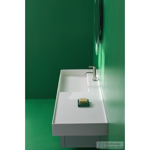 Laufen Kartell By Laufen 120x46 mosdó, jobb oldali polccal, 1 csaplyukkal H8133320001111 ( 813332 )