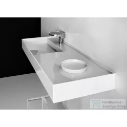   Laufen Kartell By Laufen 120x46 cm-es mosdó jobb oldali polccal,1 csaplyukkal,LCC bevonattal H8133324001111