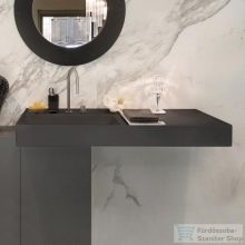   Laufen Kartell By Laufen 120x46 cm-es mosdó,jobb oldali polccal, 2 csaplyukkal,graphite matt H8133327588151