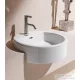Laufen Living 46cm-es félig beépíthető mosdó csaplyuk nélkül H8134310001091 ( 813431 )