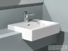 Laufen Living 55x46cm-es félig beépíthető mosdó H8134320001091 ( 813432 )