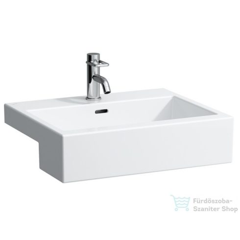 Laufen Living 55x46cm-es félig beépíthető mosdó H8134320001091 ( 813432 )