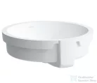 Laufen Living 40 cm-es alulról beépíthető mosdó csiszolt felső peremmel,kívül mázas,fehér H8134390001551