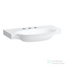   Laufen The New Classic 80x48 cm-es mosdó 3 csaplyukkal,túlfolyó nélkül,matt fehér H8138557571581