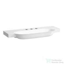   Laufen The New Classic 120x48 cm-es szekrényre illeszthető mosdó 3 csaplyukkal,túlfolyó nélkül,fehér H8138580001581