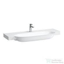   Laufen The New Classic 120x48 cm-es szekrényre illeszthető mosdó 1 csaplyukkal,túlfolyó nélkül,LCC bevonattal,fehér H8138584001111