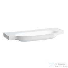   Laufen The New Classic 120x48 cm-es szekrényre illeszthető mosdó csaplyuk és túlfolyó nélkül,matt fehér H8138587571121