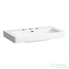   Laufen Pro S 85x46,5 cm-es mosdó 3 csaplyukkal,LCC Active bevonattal,fehér H813965A001081