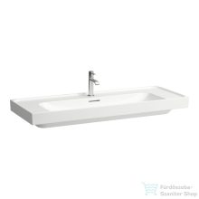   Laufen MEDA 120x46 cm-es falra/bútorra szerelhető mosdó LCC bevonattal,fehér H8141114001041