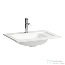   Laufen MEDA 57,7x44,5 cm-es bútorra építhető mosdó túlfolyó nélkül,fehér H8141130001111