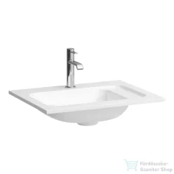   Laufen MEDA 57,7x44,5 cm-es bútorra építhető mosdó túlfolyó nélkül,fehér H8141130001111