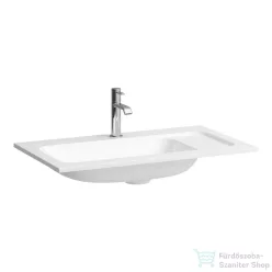   Laufen MEDA 77,5x44,5 cm-es bútorra építhető mosdó túlfolyó nélkül,fehér H8141170001111