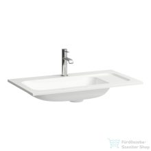   Laufen MEDA 77,5x44,5 cm-es bútorra építhető mosdó túlfolyó nélkül,matt fehér H8141177571111