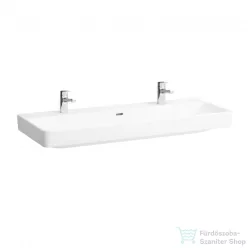   Laufen Pro S 120x46,5 cm-es mosdó 2 csaplyukkal,fehér H8149650001071