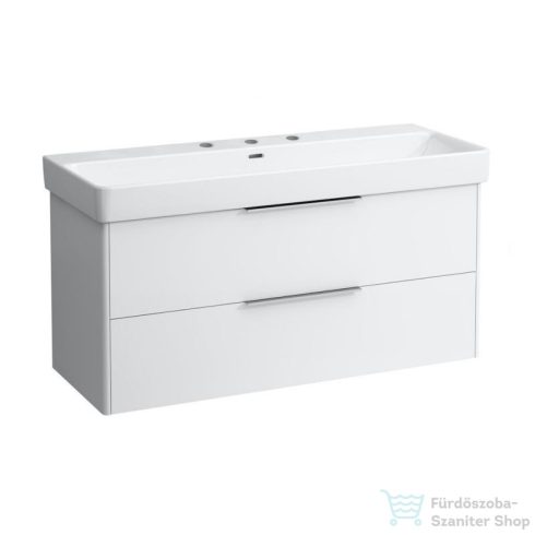 Laufen Pro S 120x46,5 cm-es mosdó 3 csaplyukkal,fehér H8149650001081