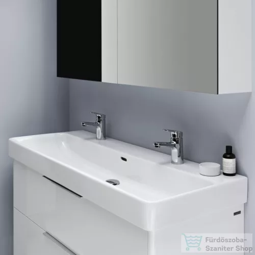 Laufen Pro S 120x46,5 cm-es mosdó 2 csaplyukkal,LCC bevonattal,fehér H8149654001071