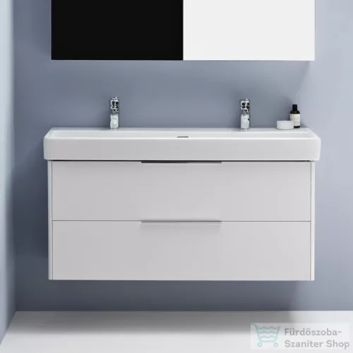 Laufen Pro S 120x46,5 cm-es mosdó 2 csaplyukkal,LCC bevonattal,fehér H8149654001071