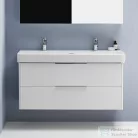 Laufen Pro S 120x46,5 cm-es mosdó 2 csaplyukkal,LCC Active bevonattal,fehér H814965A001071