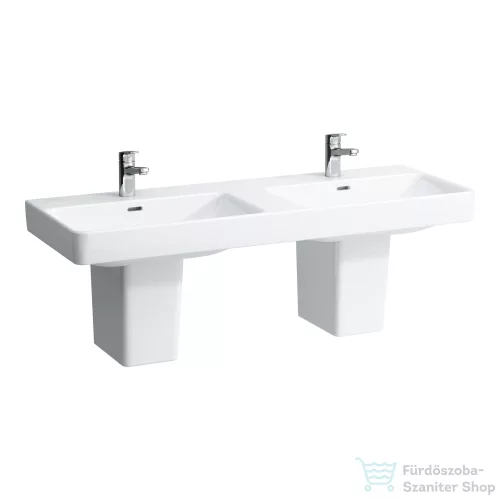 Laufen Pro S 130x46,5 cm-es pultra ültethető dupla mosdó,fehér H8149680001041