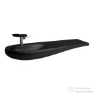 Laufen Ilbagnoalessi One 120x50 cm-es ráépíthető mosdó, pult jobb oldalon,matt fekete H8149737161041