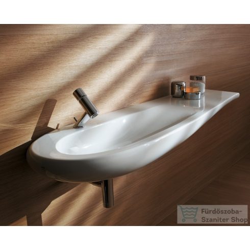 Laufen Ilbagnoalessi One 120x50 cm-es ráépíthető mosdó, pult jobb oldalon,matt fehér H8149737571041