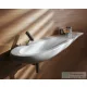 Laufen Ilbagnoalessi One 120x50 cm-es ráépíthető mosdó, pult jobb oldalon,matt fehér H8149737571041