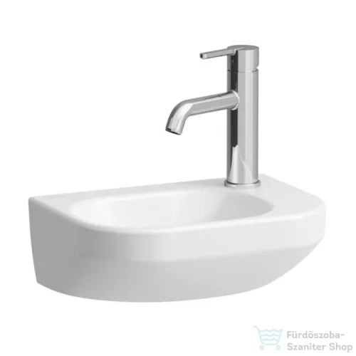 Laufen Lua 36x25 cm-es kézmosó 1 csaplyukkal,túlfolyó nélkül,fehér H8150800001141