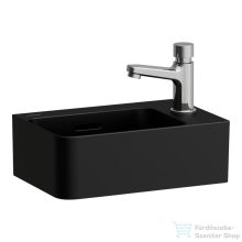   Laufen Val SaphirKeramik 34x22 cm-es kézmosó jobb oldali csaplyukkal,matt fekete H8152807161061