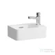 Laufen Val SaphirKeramik 34x22 cm-es kézmosó jobb oldali csaplyukkal,matt fehér H8152807571061