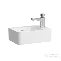   Laufen Val SaphirKeramik 34x22 cm-es kézmosó jobb oldali csaplyukkal,LCC Active bevonattal,fehér  H815280A001061