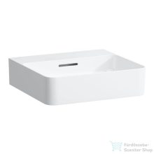   Laufen Val SaphirKeramik 45x42 cm-es kézmosó csaplyuk nélkül,LCC bevonattal,fehér H8152814001091