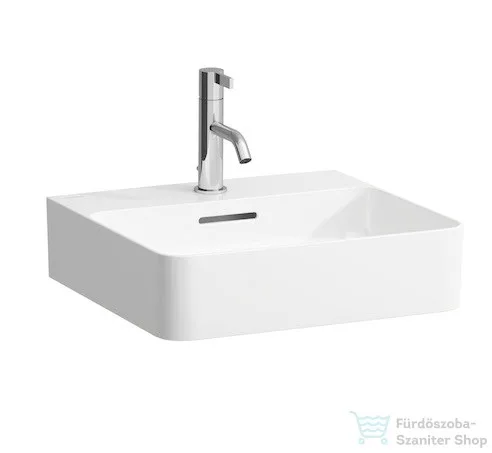 Laufen Val SaphirKeramik 45x42 cm-es kézmosó LCC Active bevonattal,H815281A001041