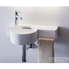   Laufen Val SaphirKeramik 55x31,5 cm-es kézmosó, jobb oldali pulttal,LCC Active bevonattal,fehér H815283A001051