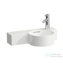   Laufen Val SaphirKeramik 55x31,5 cm-es  kézmosó, bal oldali pulttal,LCC bevonattal,fehér H8152844001061