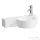Laufen Val SaphirKeramik 55x31,5 cm-es túlfolyó nélküli kézmosó bal oldali pulttal,LCC Active bevonattal,fehér H815284A001141
