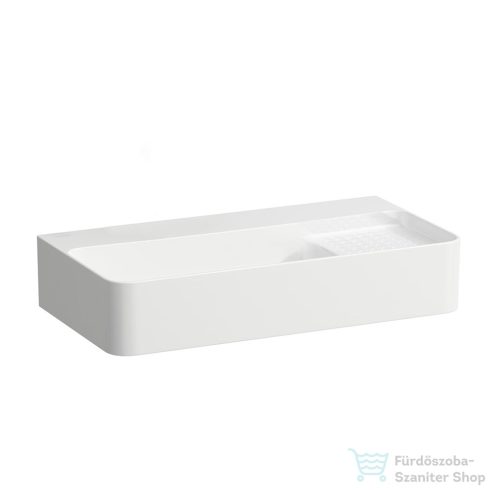 Laufen Val SaphirKeramik 60x31,5 cm-es kompakt mosdó csaplyuk nélkül, LCC bevonattal, fehér H8152854001091