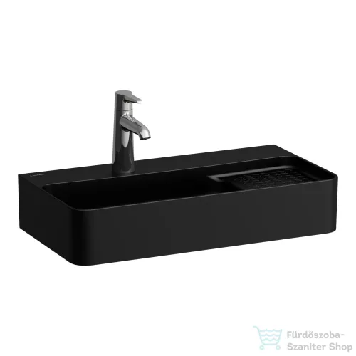 Laufen Val SaphirKeramik 60x31,5 cm-es kompakt mosdó,matt fekete H8152857161041