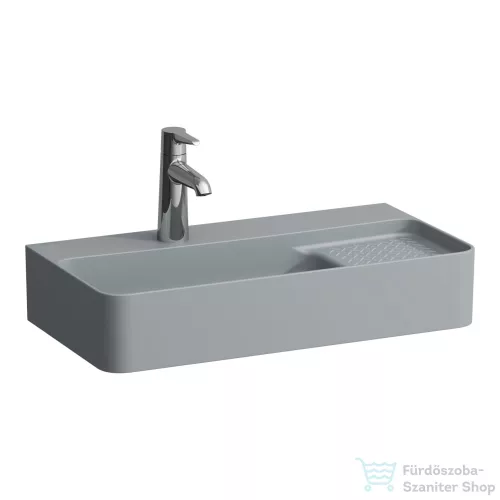 Laufen Val SaphirKeramik 60x31,5 cm-es kompakt mosdó, graphite matt H8152857581041