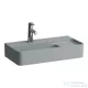 Laufen Val SaphirKeramik 60x31,5 cm-es kompakt mosdó, graphite matt H8152857581041