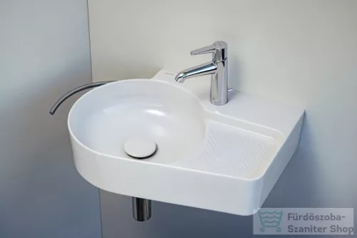 Laufen Val SaphirKeramik 53x40 cm mosdó félnedves zónával, jobb oldali csaplyukkal H8152880001061 ( 815288 )