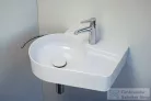 Laufen Val SaphirKeramik 53x40 cm-es mosdó félnedves zónával, jobb oldali csaplyukkal,LCC bevonattal H8152884001061